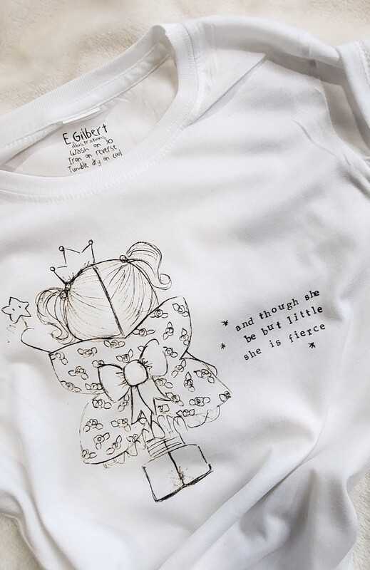 Though she be but little t shirt 