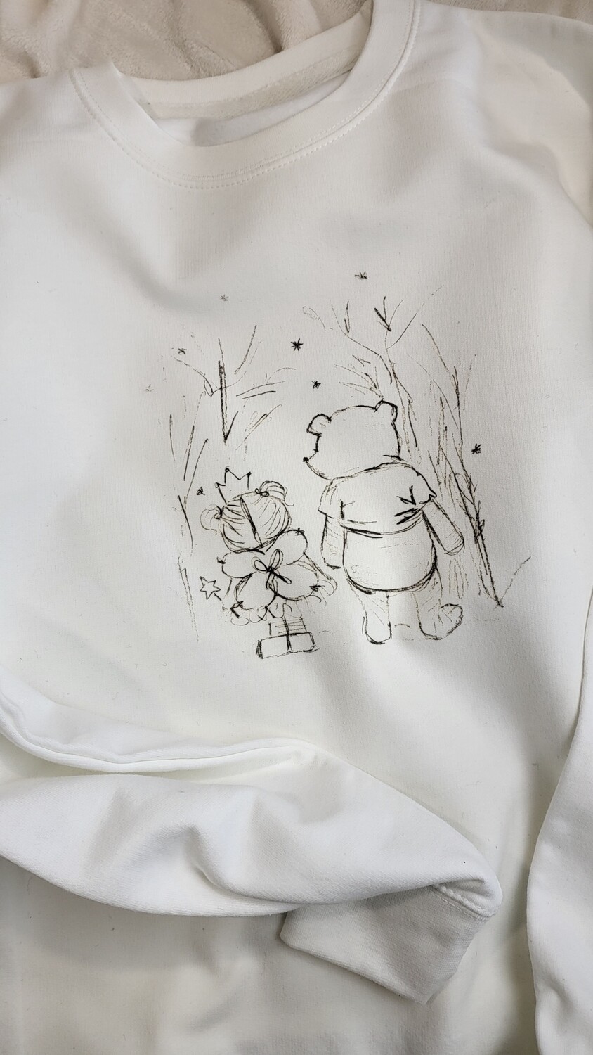 Fairy and bear adults t shirt 