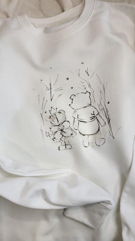 Fairy and bear adults t shirt 