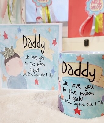 Fathers Day Mug and free matching card 