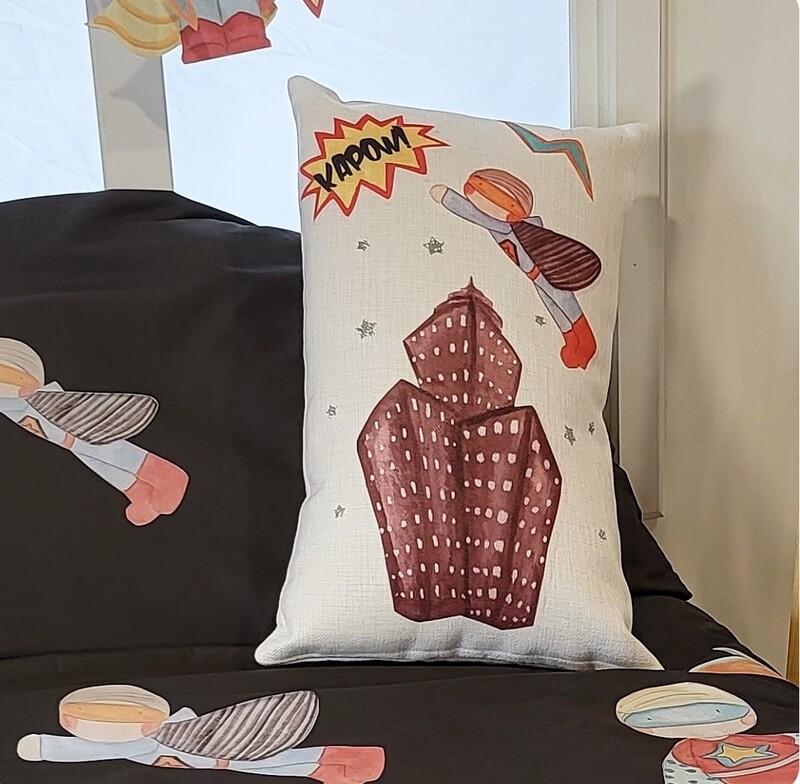 Superhero cushion