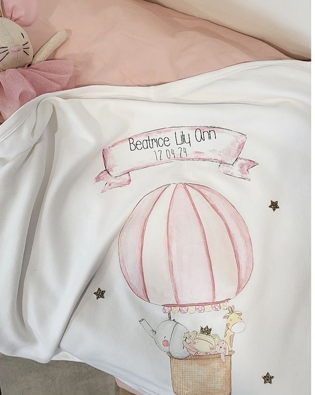 Personalised baby blanket