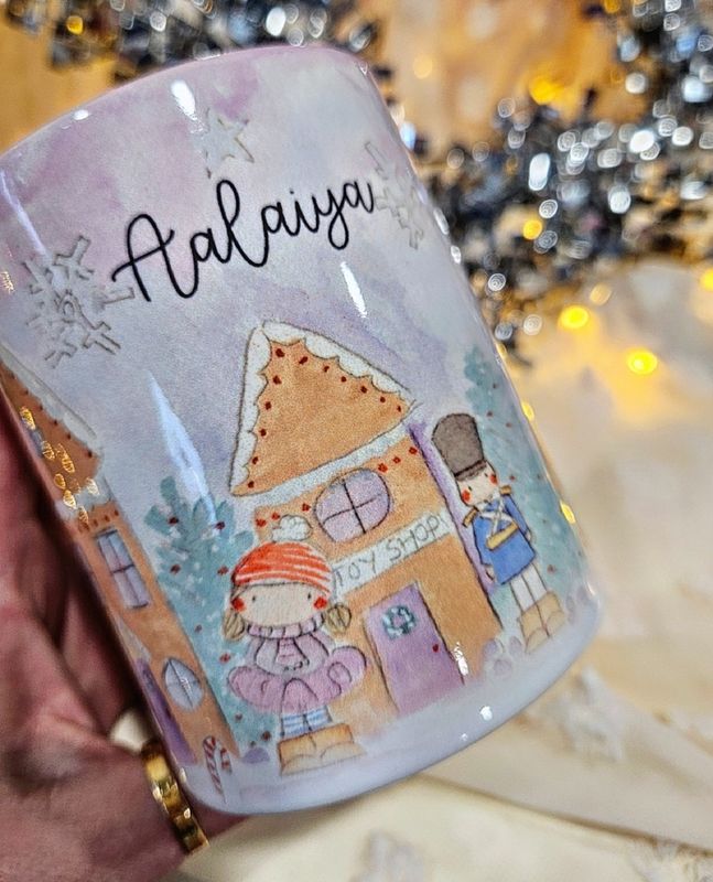 Christmas scene mug Christmas scene mug