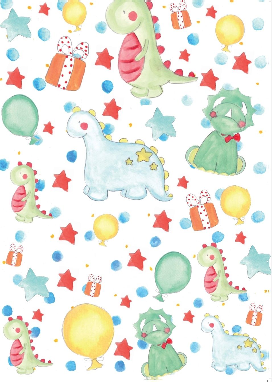 Dinosaur Gift Wrap
