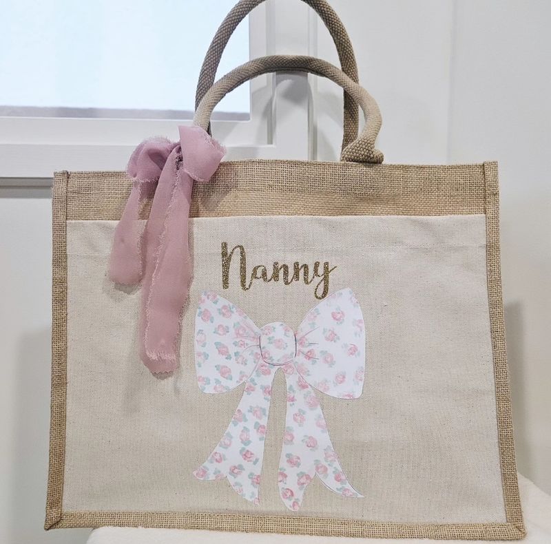 Personalised Bow bag