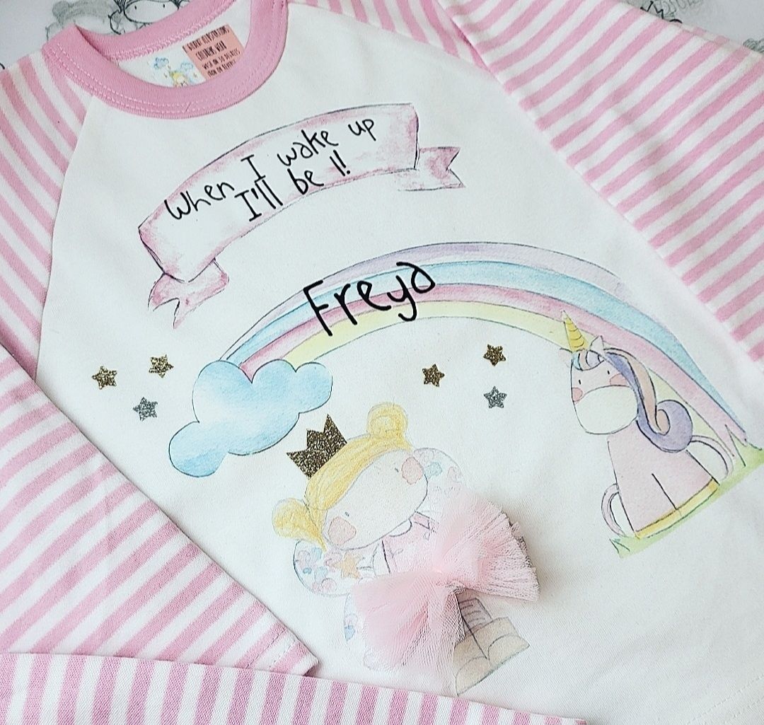 Fairy and Unicorn Birthday Pyjamas