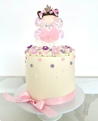 Personalised Fairy cake topper