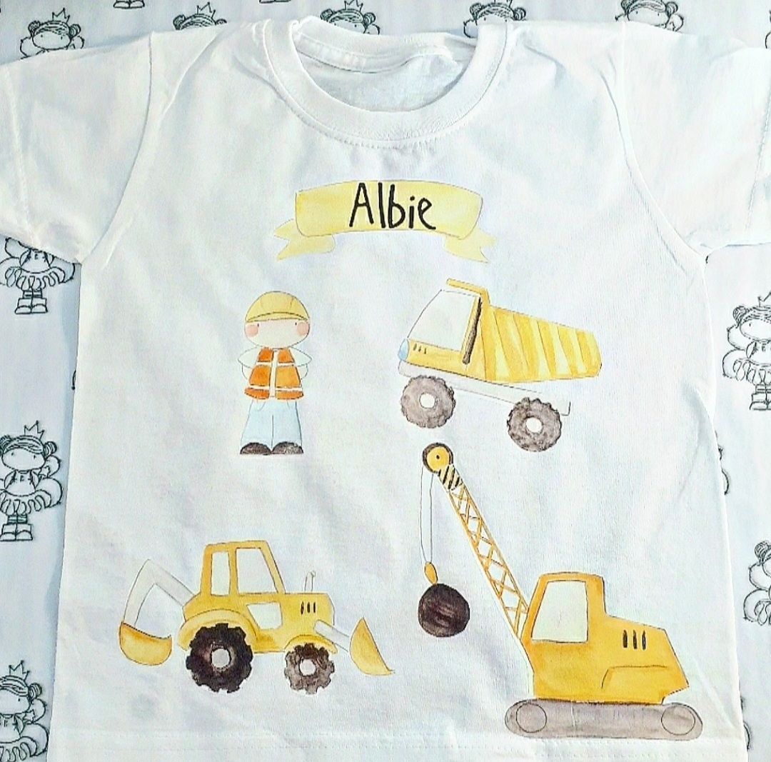 Construction Theme T-Shirt