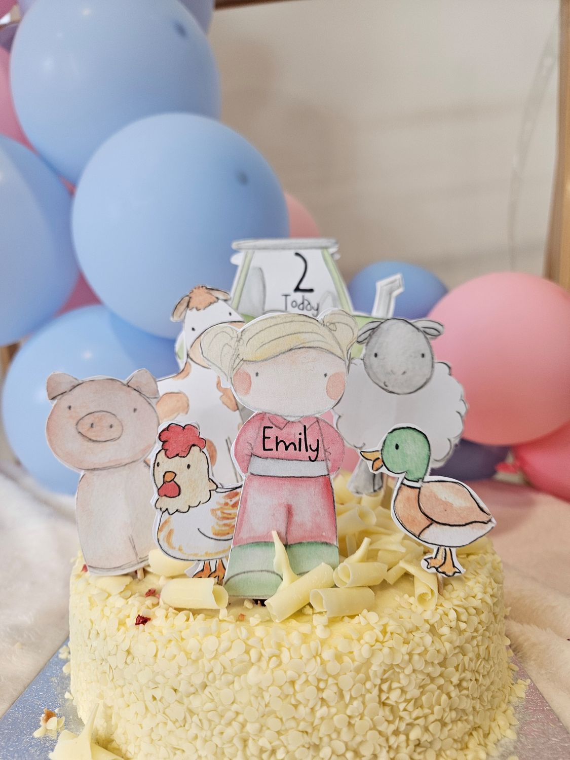 Farm Yard Cake Topper Set