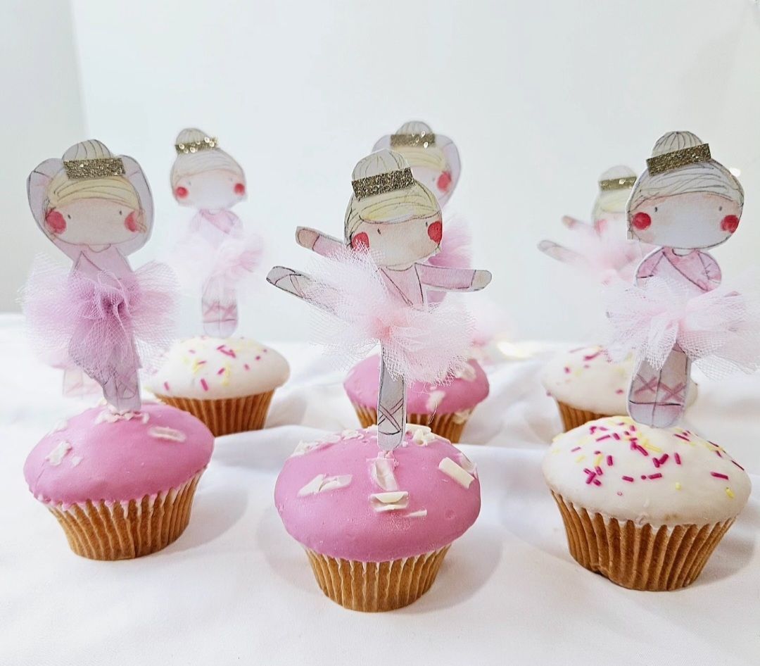 Ballerina Cupcake Toppers