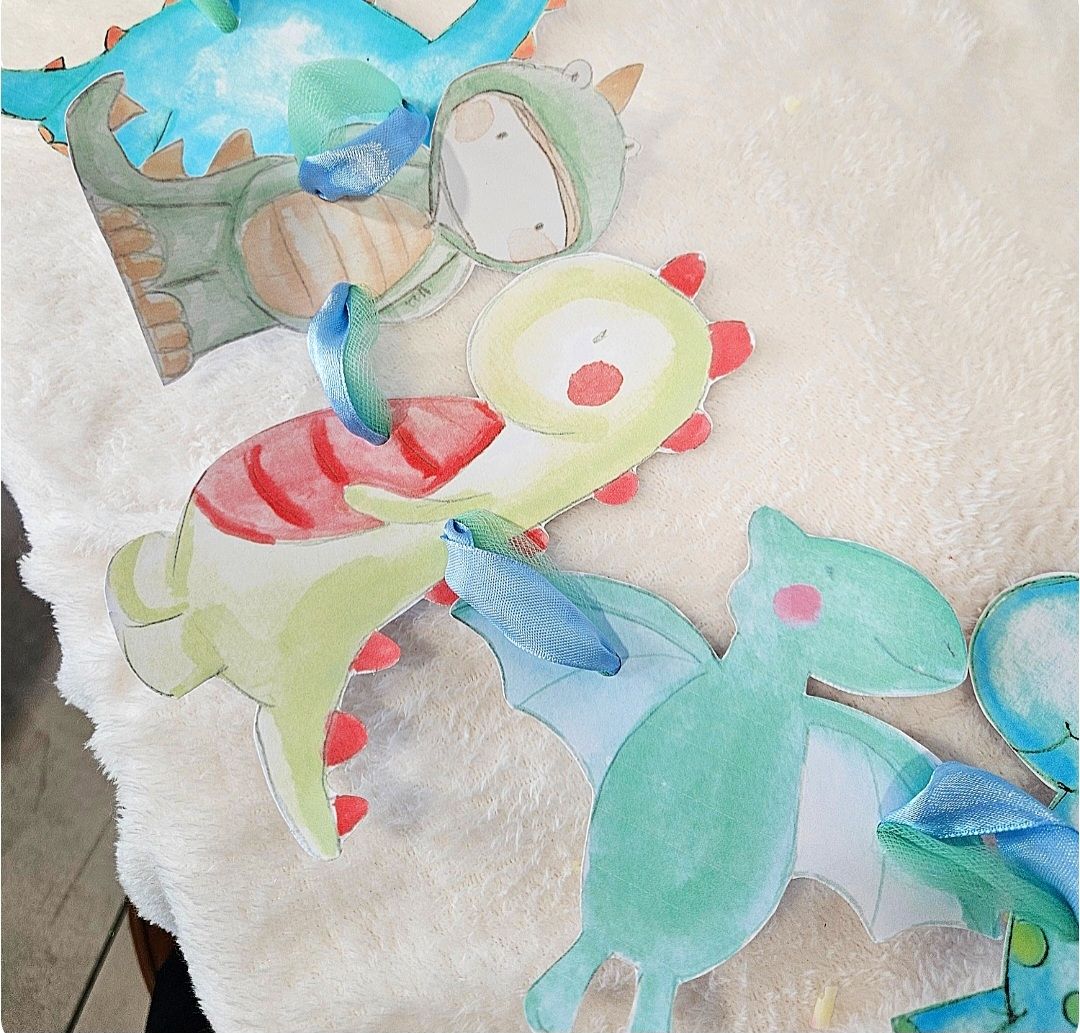 Boys Dinosaur Bunting