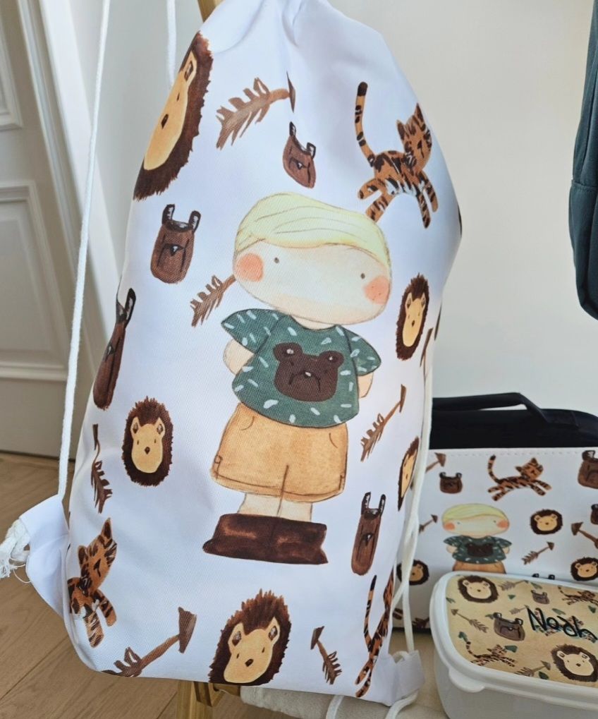 Wild One drawstring bag