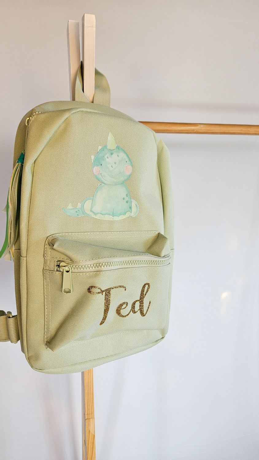 Personalised Dinosaur Backpack- Boys Dinosaur Bag