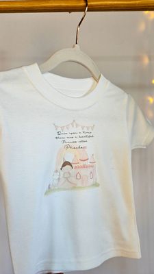 Personalised princess t shirt- baby princess t - shirt