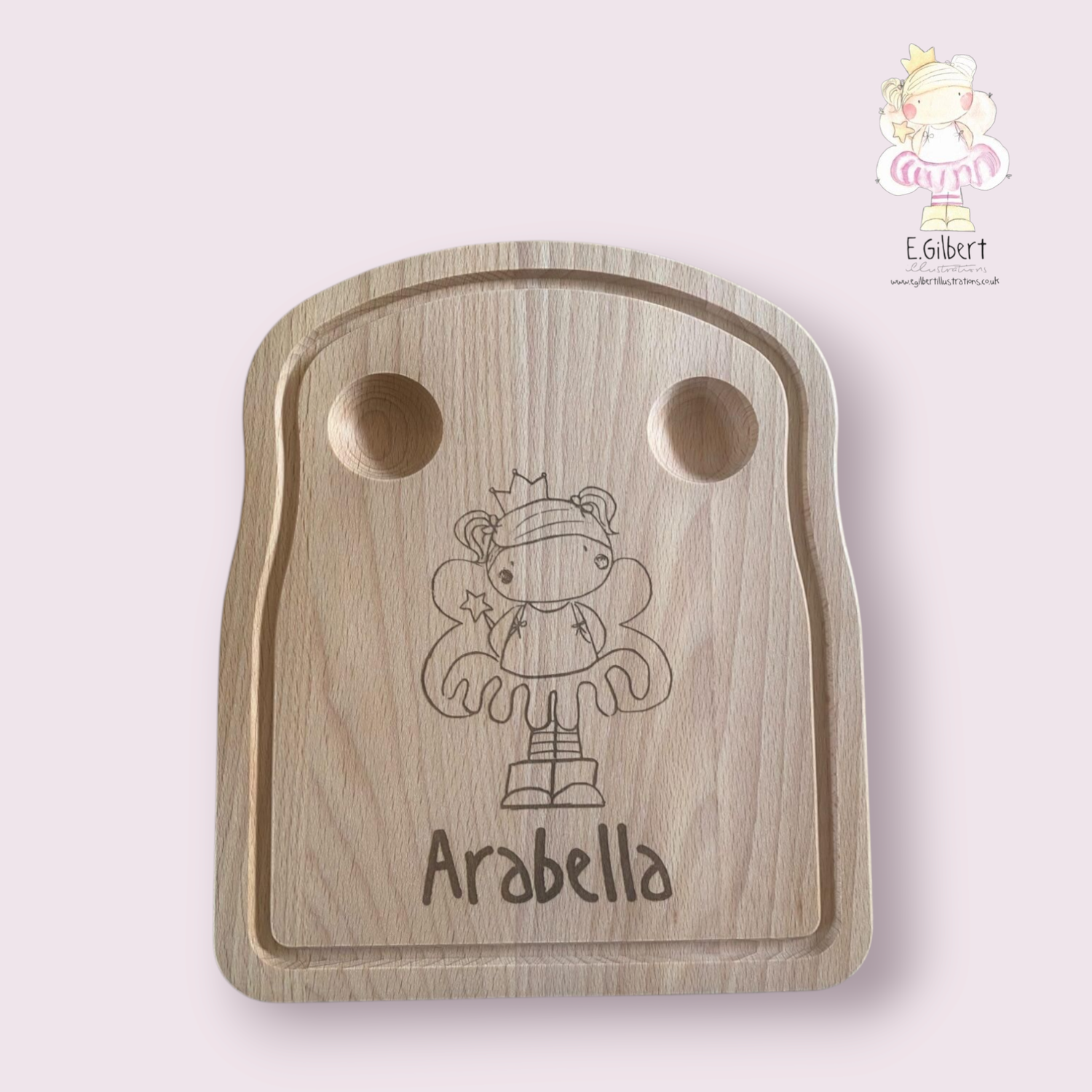 Personalised Fairy Dippy Egg board