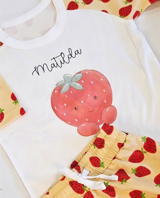 Personalised Strawberry Set