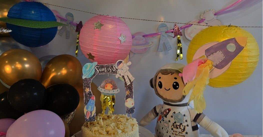 Set of light up planet lanterns