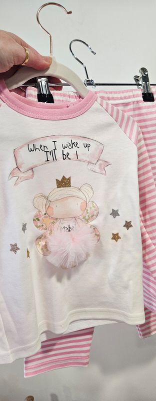 Mabel birthday pyjamas size 1 to 2 years Mabel birthday pyjamas size 1 to 2 years