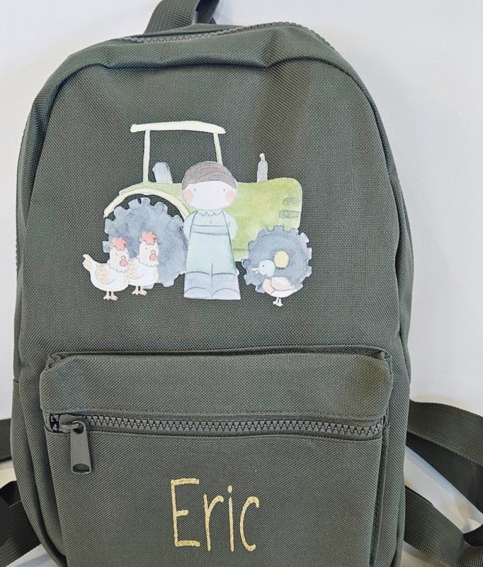 Personalised Farm Theme Backpack