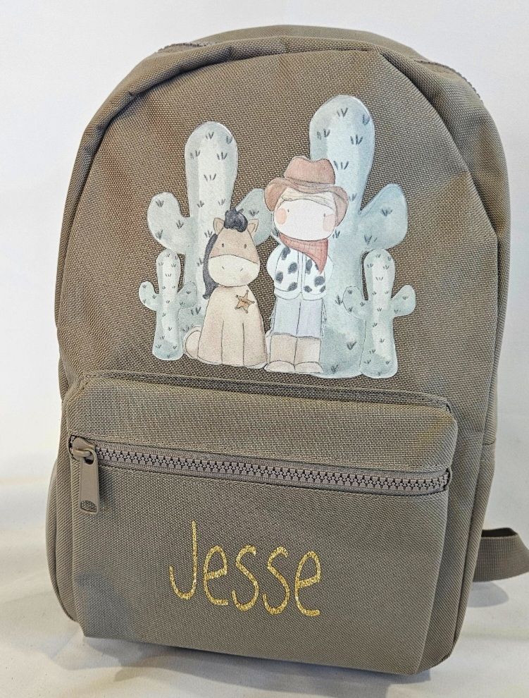 Personalised Cowboy Backpack