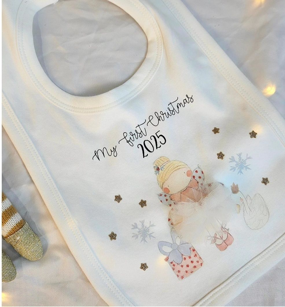 My First Christmas Bib