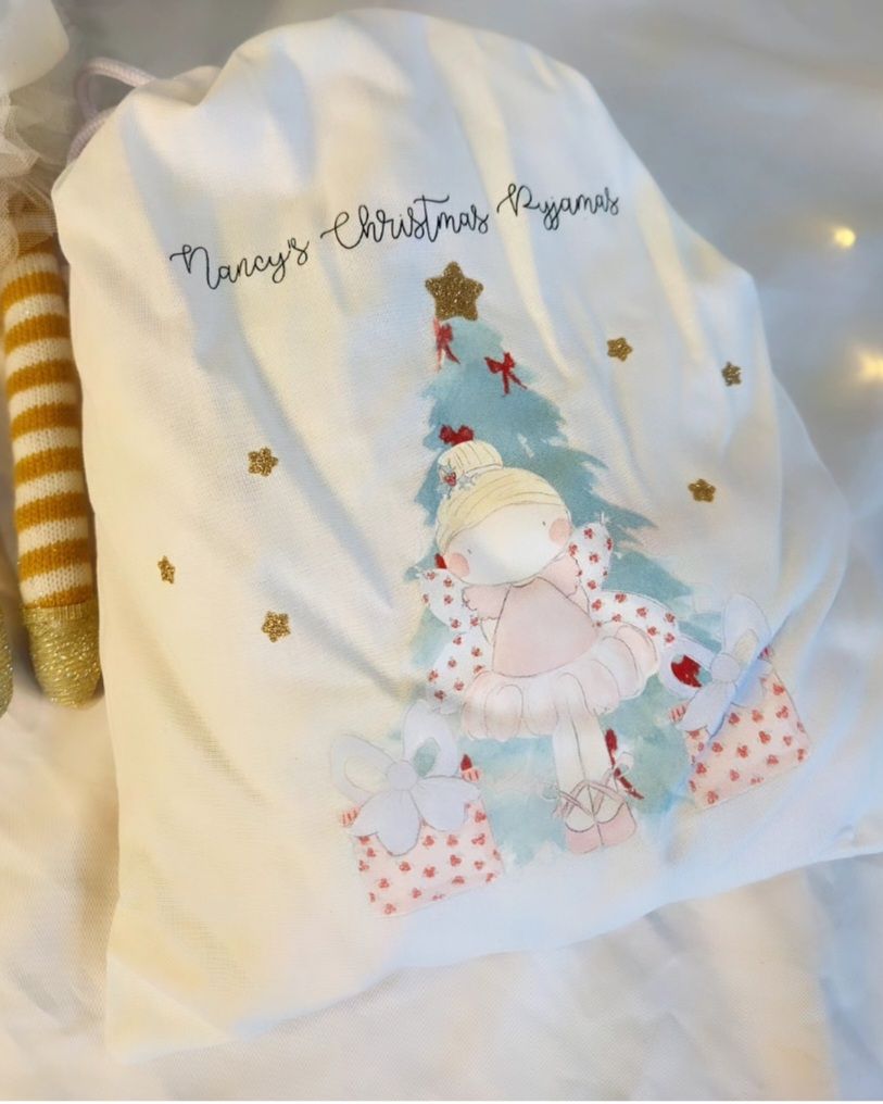 Christmas pyjamas bag