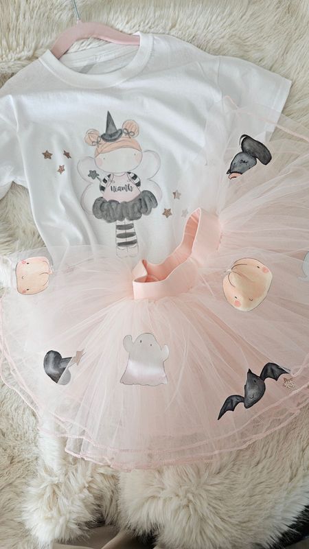 Halloween tutu with FREE MATCHING T SHIRT