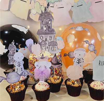Halloween cupcake toppers Halloween cupcake toppers