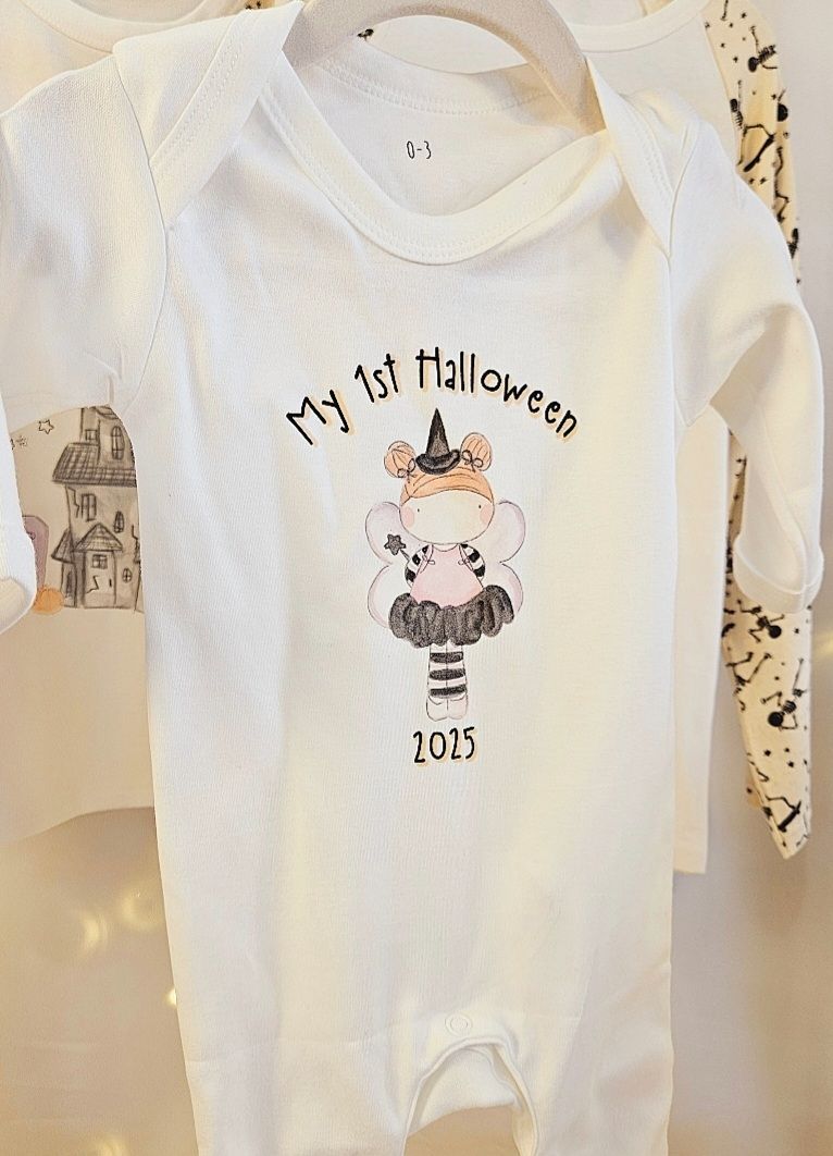 My first Halloween Babygrow sleepsuit