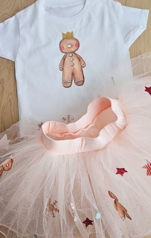 Christmas tutu with FREE MATCHING T SHIRT