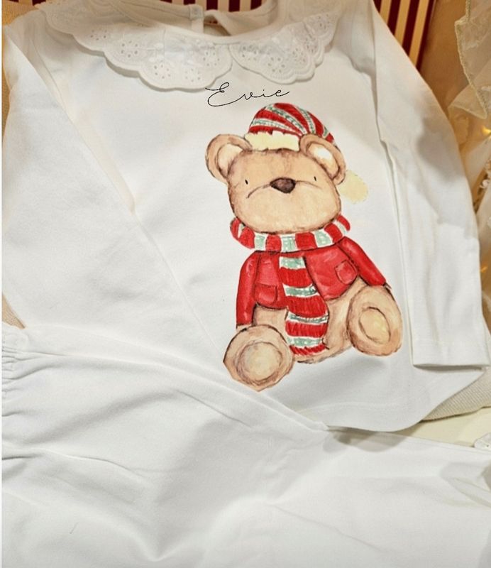 Christmas bear pyjamas
