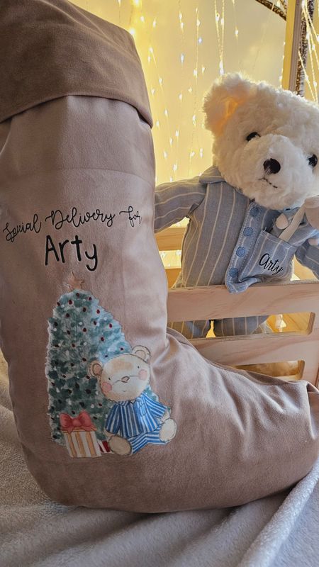 Teddy bear stocking