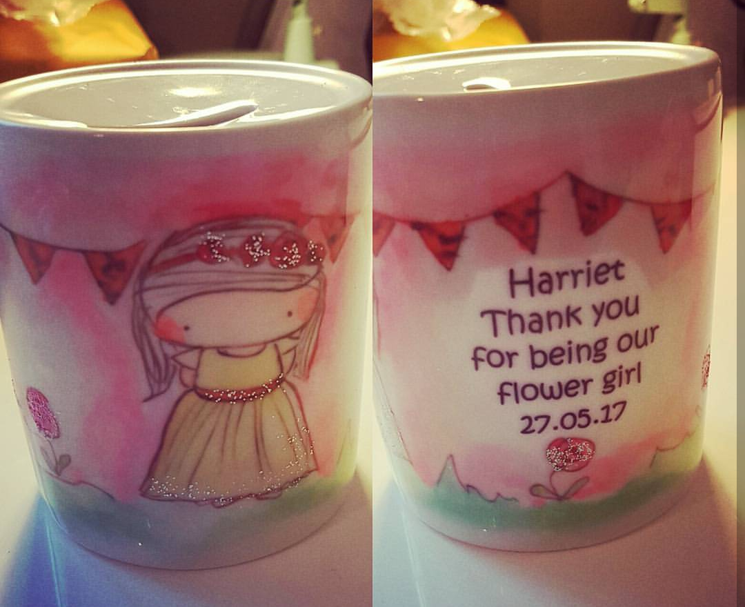Flower girl money box