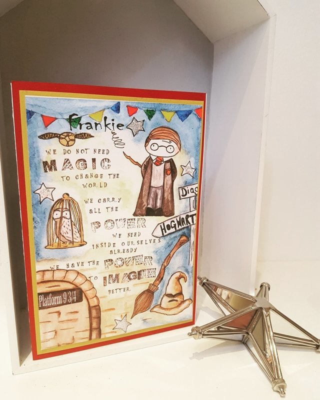 Wizard print card