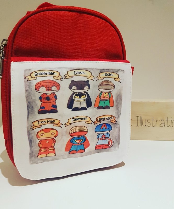 Superhero lunch bag 