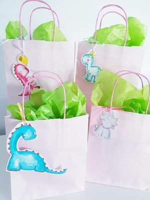 Dinosaur gift tags