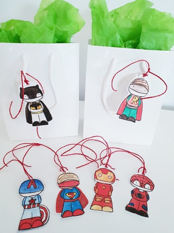Superhero tags