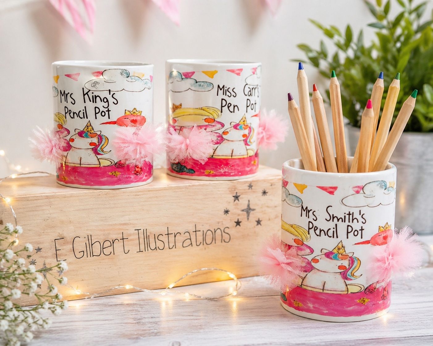 Personalised pencil pot BUY ONE GET ONE FREE 