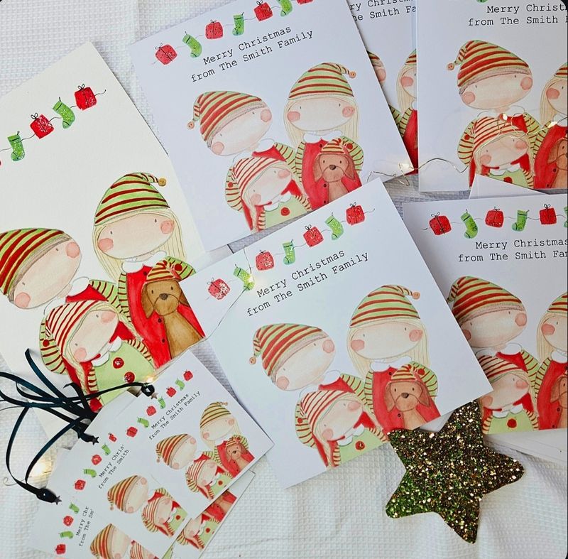 Christmas card package-  Design LIMITED SLOTS