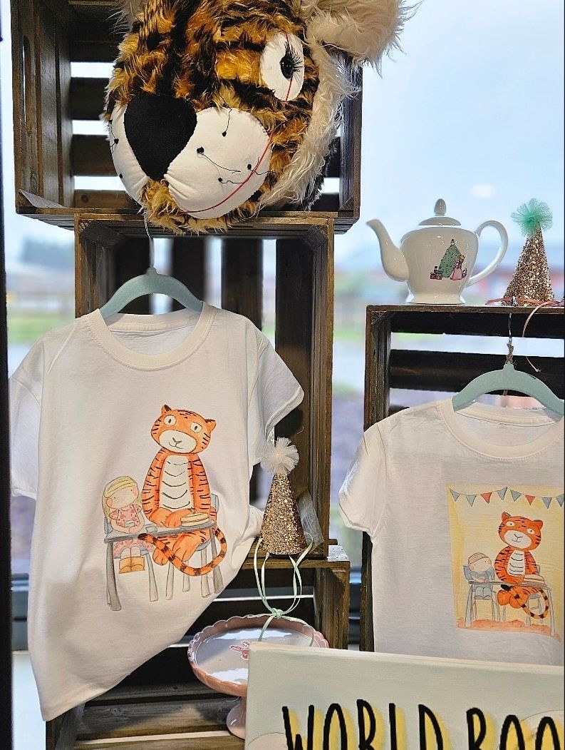 Tea with tiger t shirt