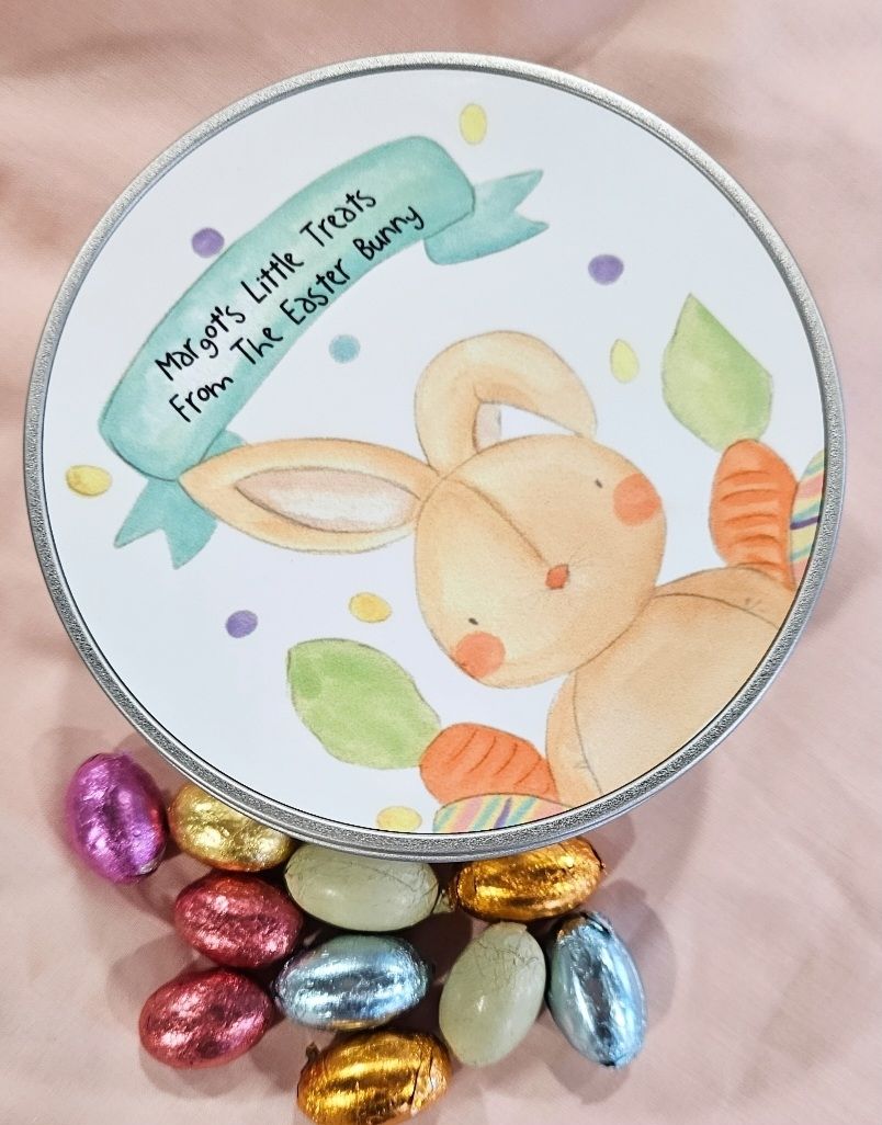 Personalised Easter tin