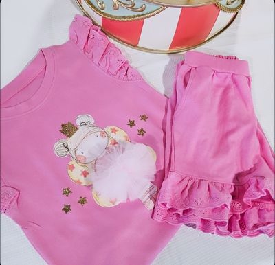 Summer time Fairy Vest & Shorts set