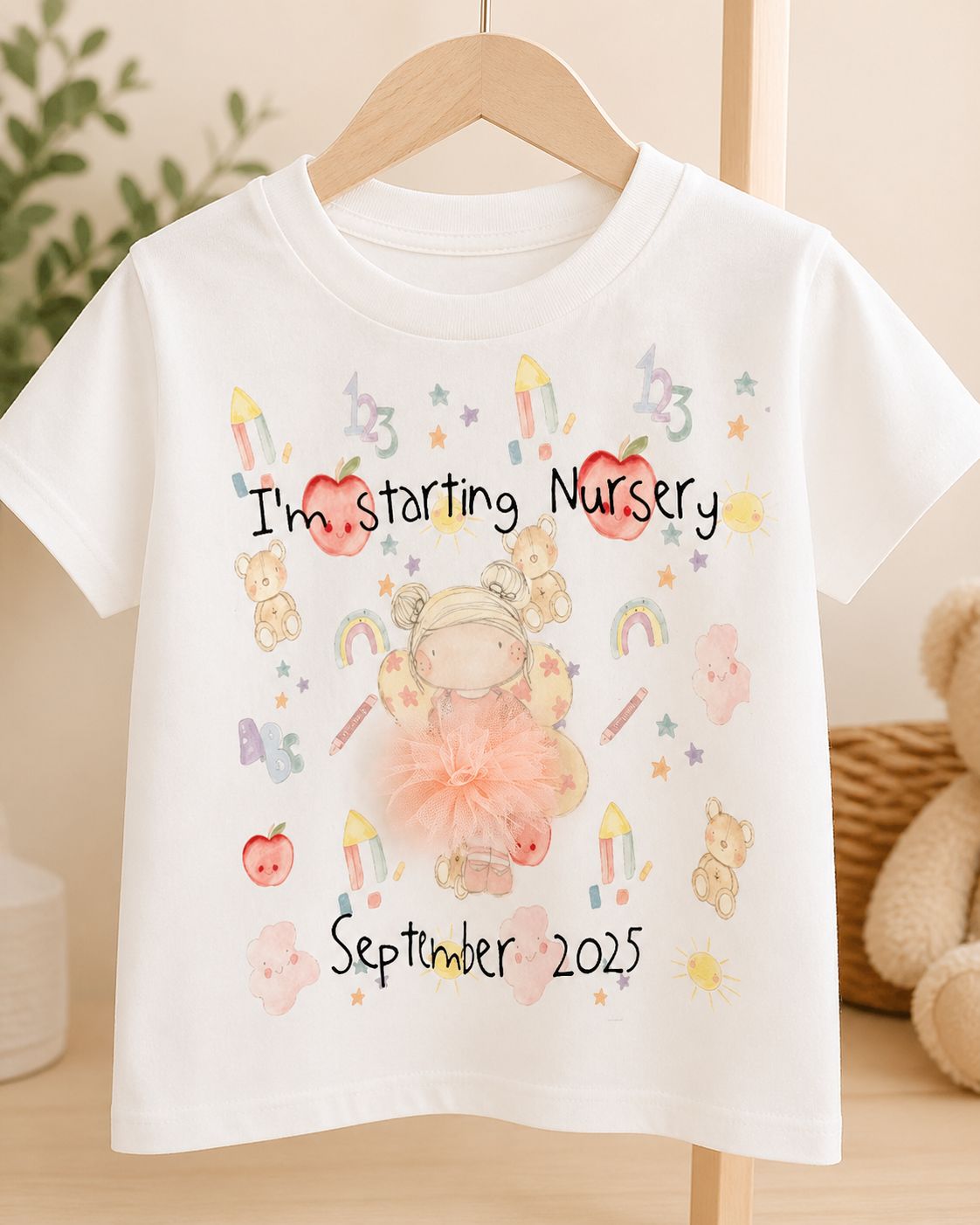 Personalised Starting School T-Shirt Personalised Starting School T-Shirt