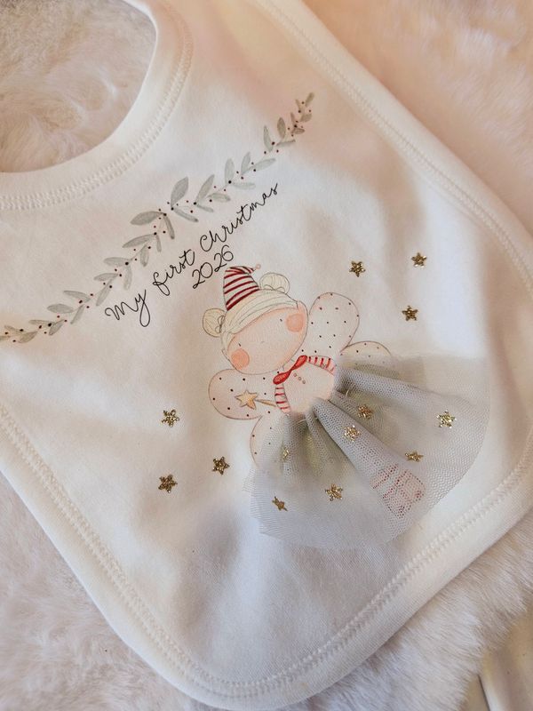 My First Christmas Bib My First Christmas Bib