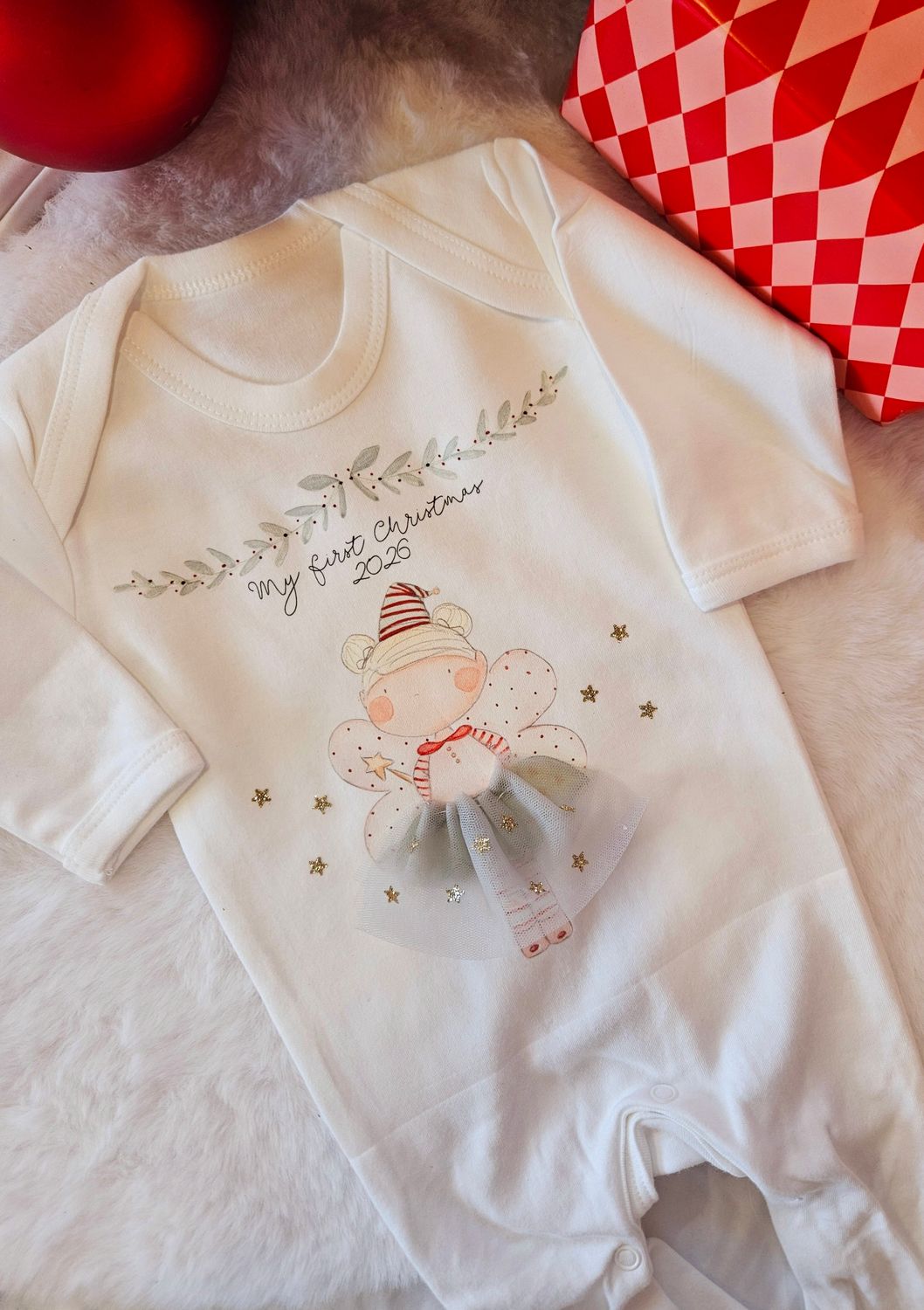 My First Christmas Babygrow