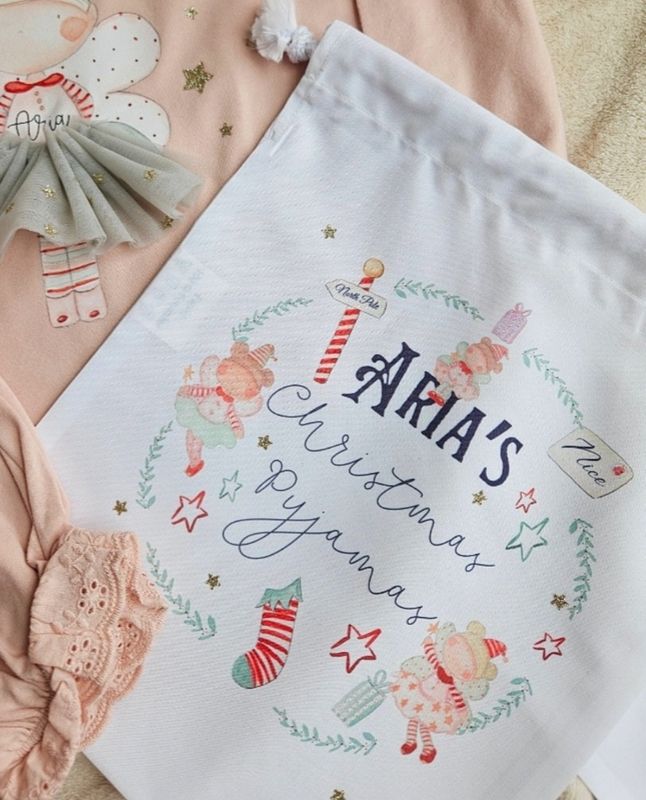 Christmas pyjamas bag Christmas pyjamas bag