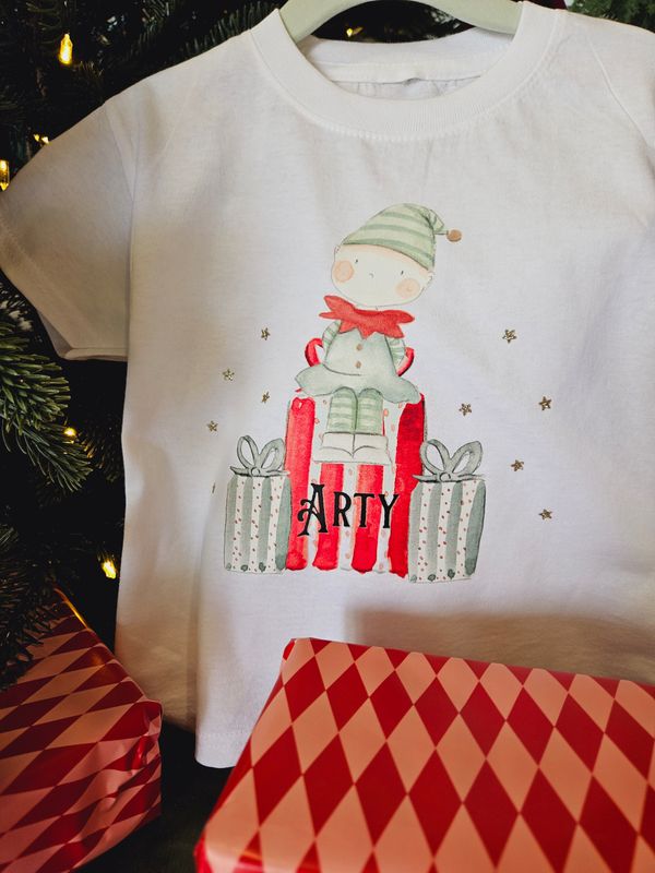 Personalised Christmas t shirt Personalised Christmas t shirt