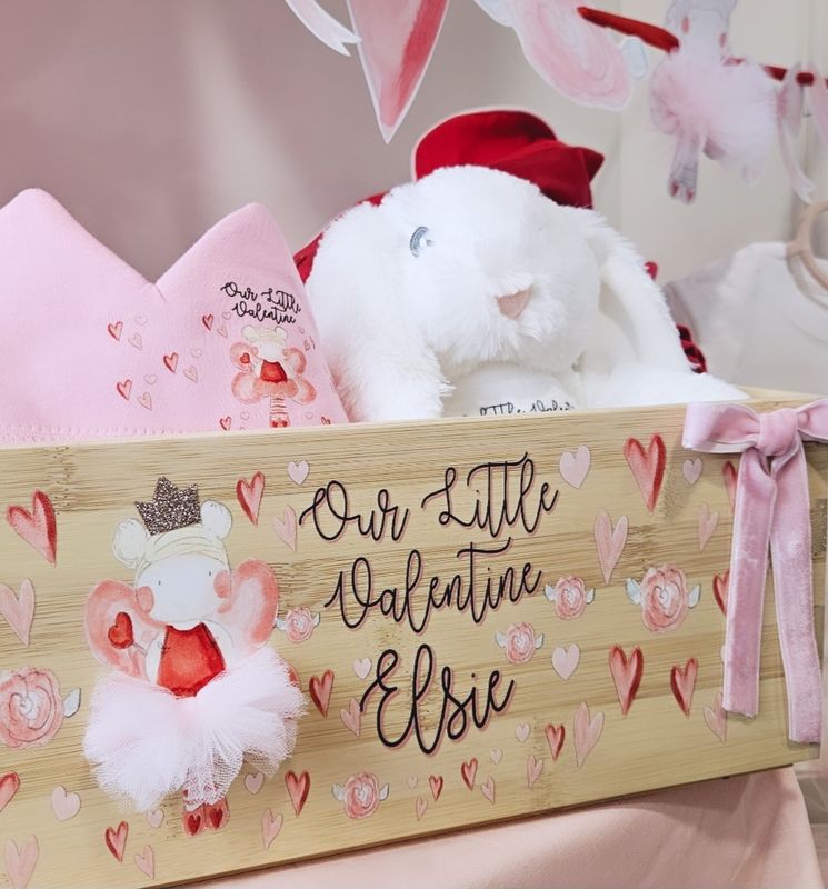 Personalised valentines box 