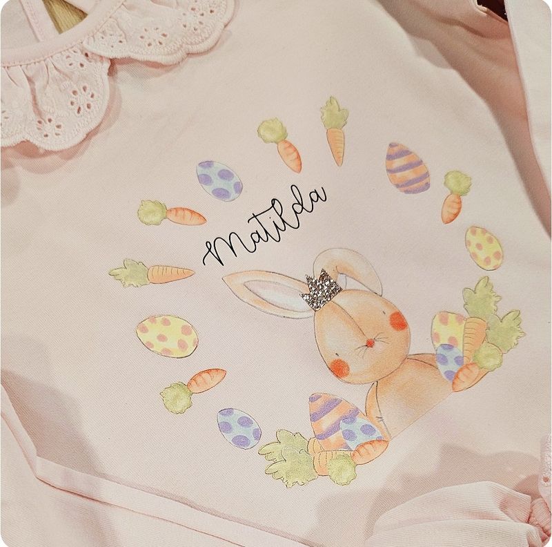 Personalised Easter bunny pyjamas