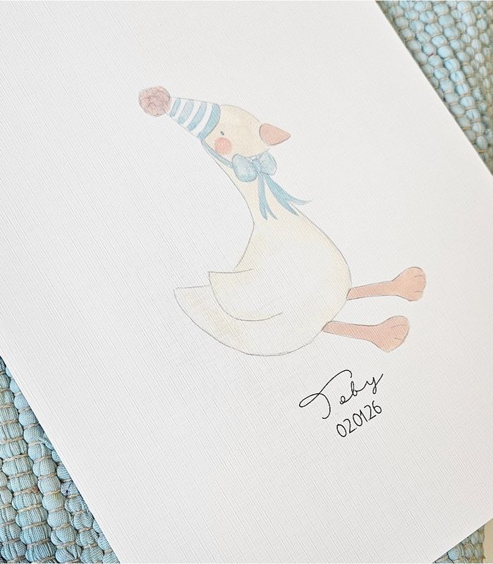 Personalised Goose print